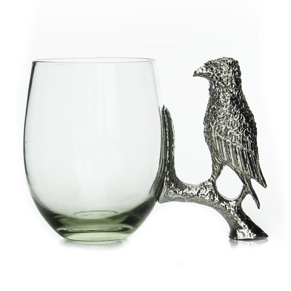Pewter Bateleur eagle Beermug
