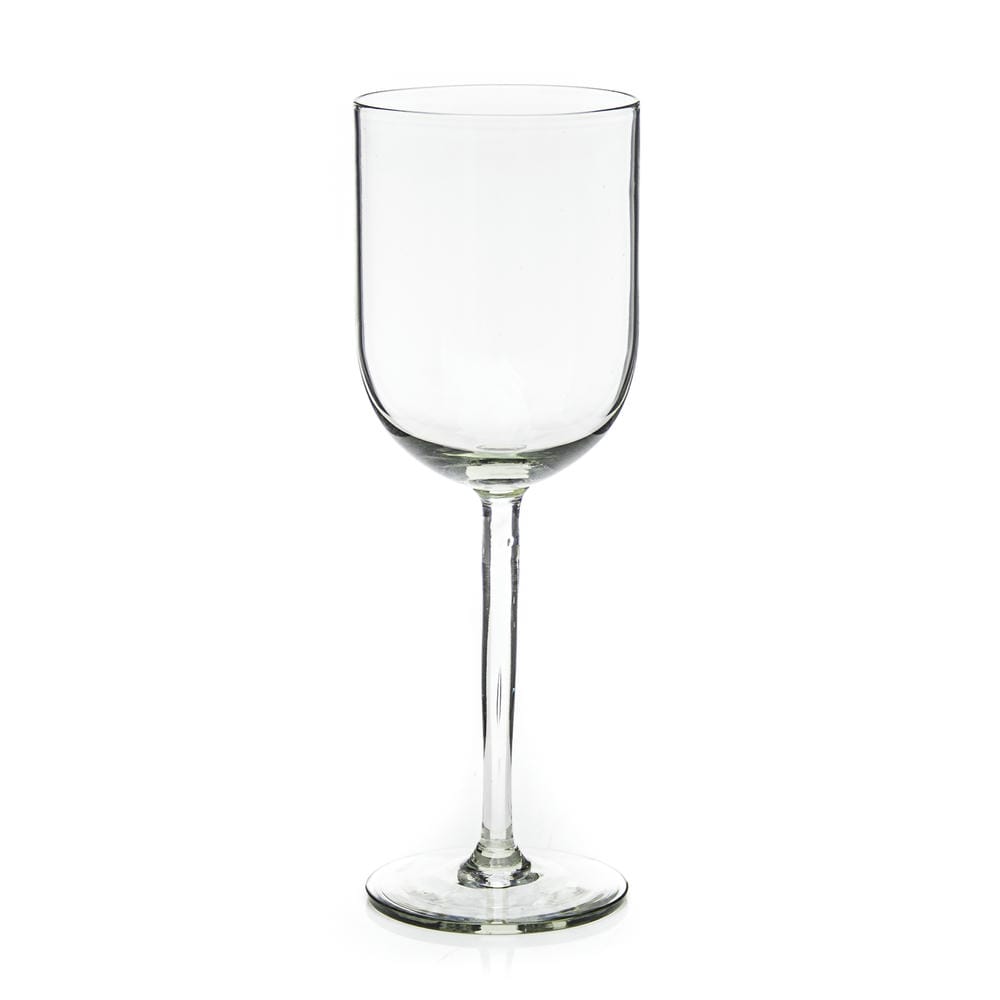 Pear Drop Straight Stem White Wine Glass
