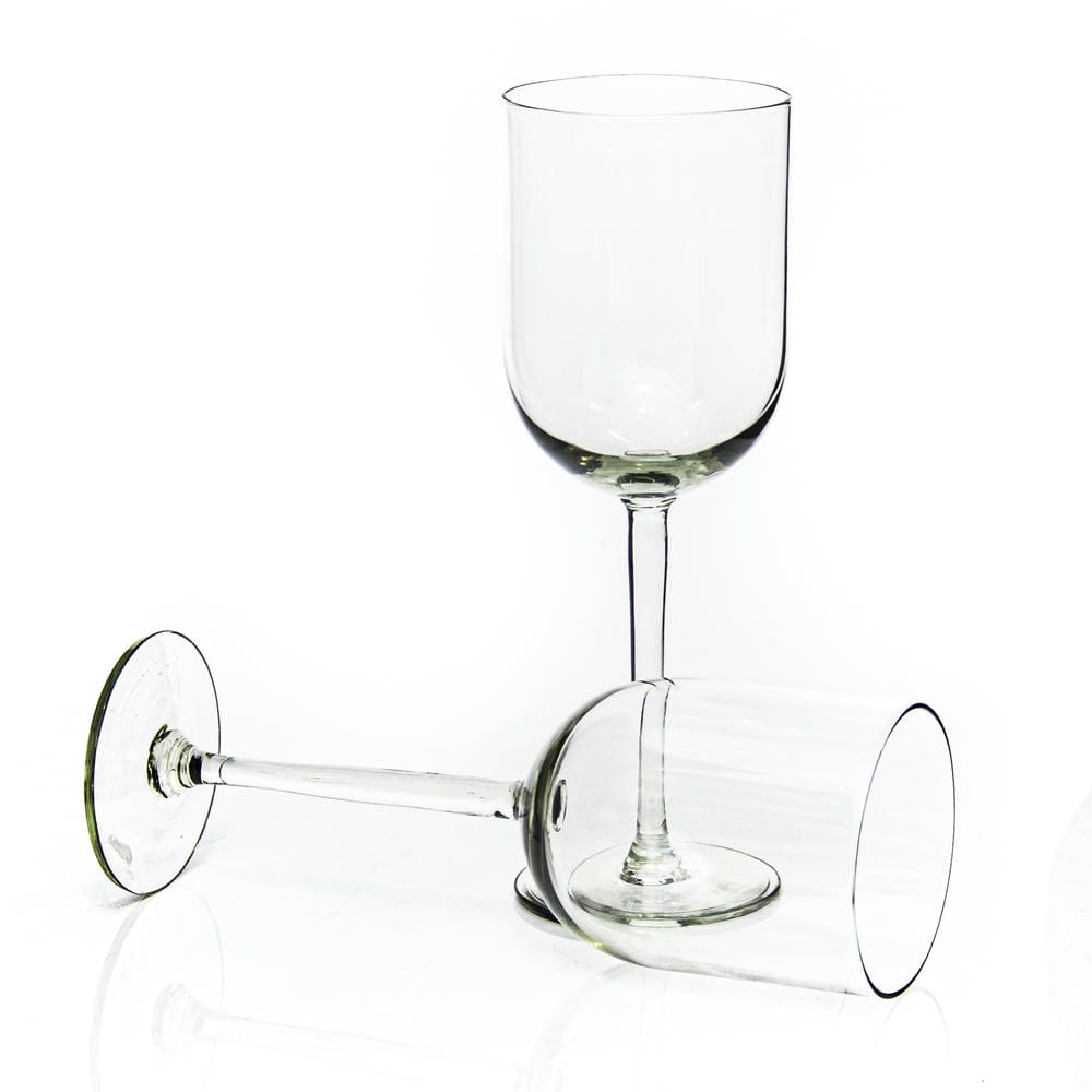 Pear Drop Straight Stem White Wine Glass