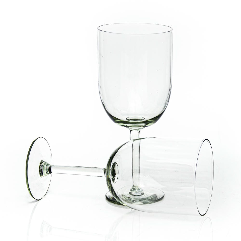Pear Drop Straight Stem Red  Wine Glass