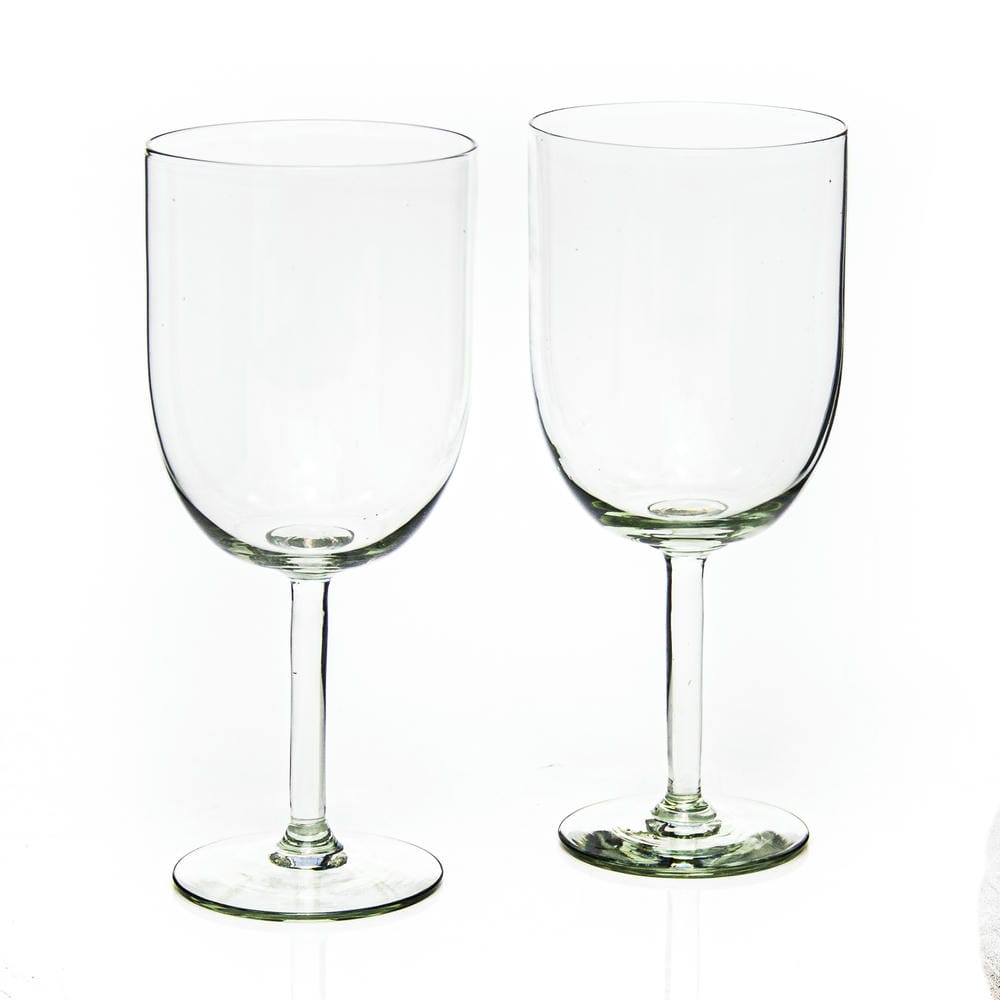 Pear Drop Straight Stem Red  Wine Glass