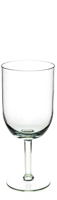 PU2 - Pear Drop Straight Stem Red  Wine Glass