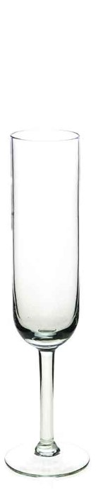 PU6 - Pear Drop Straight Stem Champagne Glass