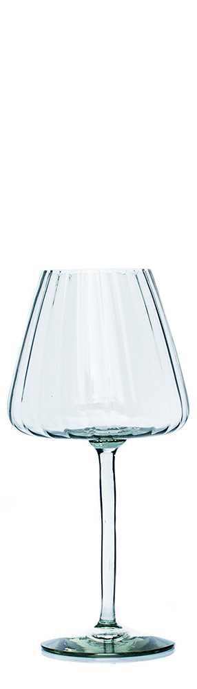 VU4-F-O - Optic Flat Based Vulindlela Red Wine Glass 