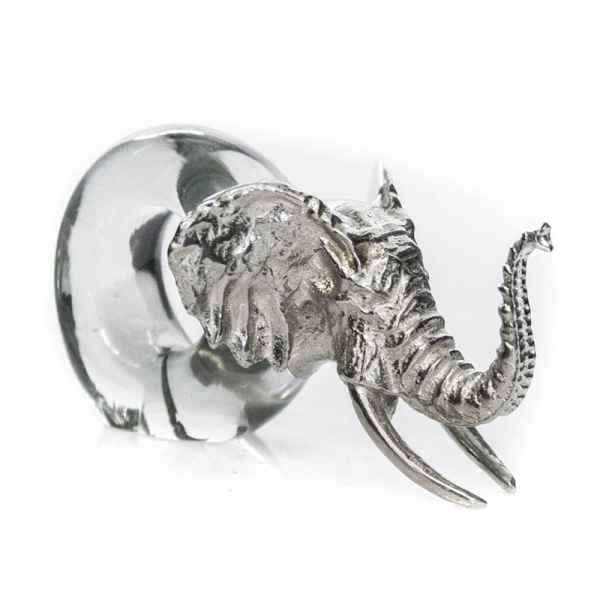 Mini Pewter Elephant Napkin Ring