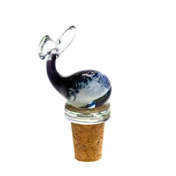 Mini Coloured Whale Stopper