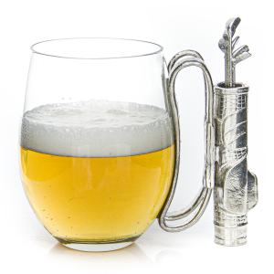 Pewter Golf Bag Beermug