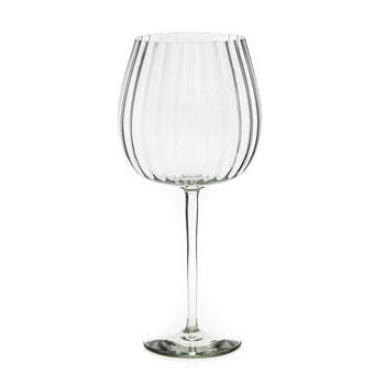 Optic Round Bremers Stemmed Glass