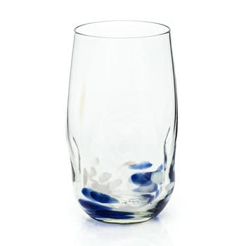 Tulip Tall Organic Indented Tumbler With Colour Flecks