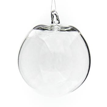 Clear Glass Christmas Ball Decoration 